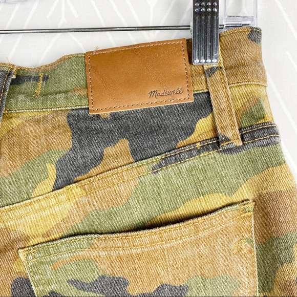 MADEWELL The High-Rise Slim Boyjean in Cottontail Camo NWT - Picture 10 of 14